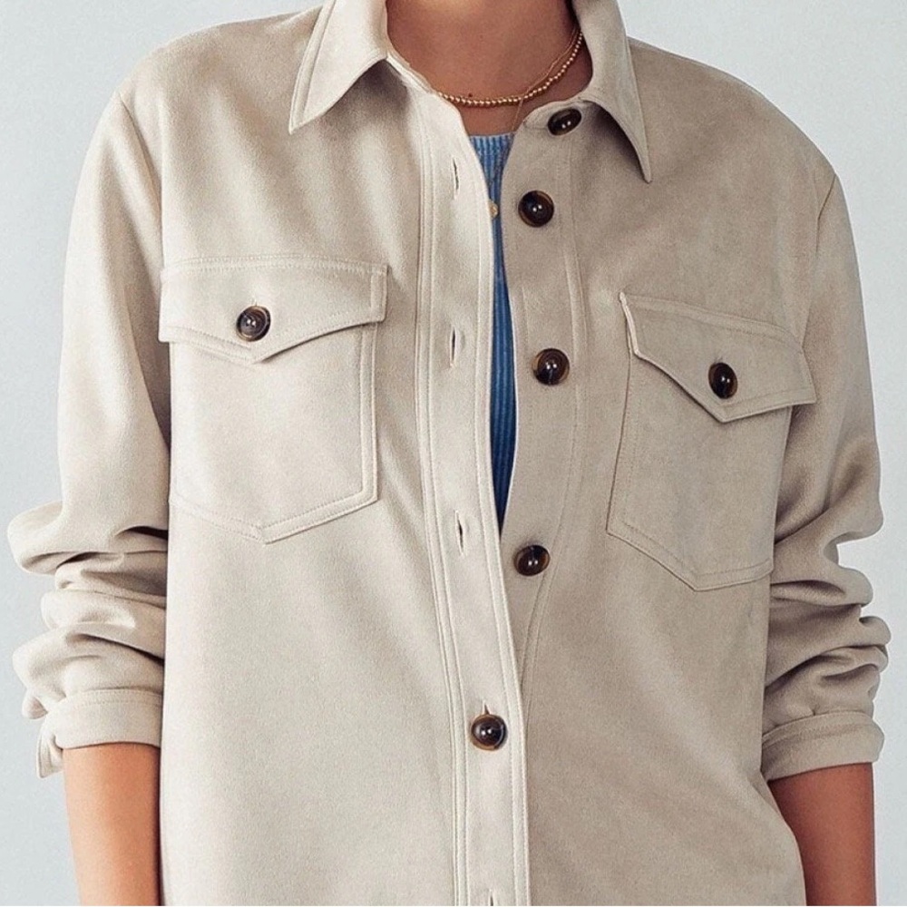 Philosophy Cream Utility Jacket Top